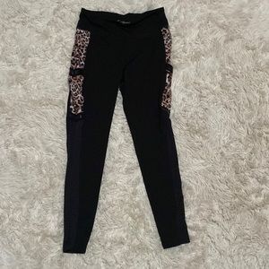 Leopard Leggings with Side Pockets
